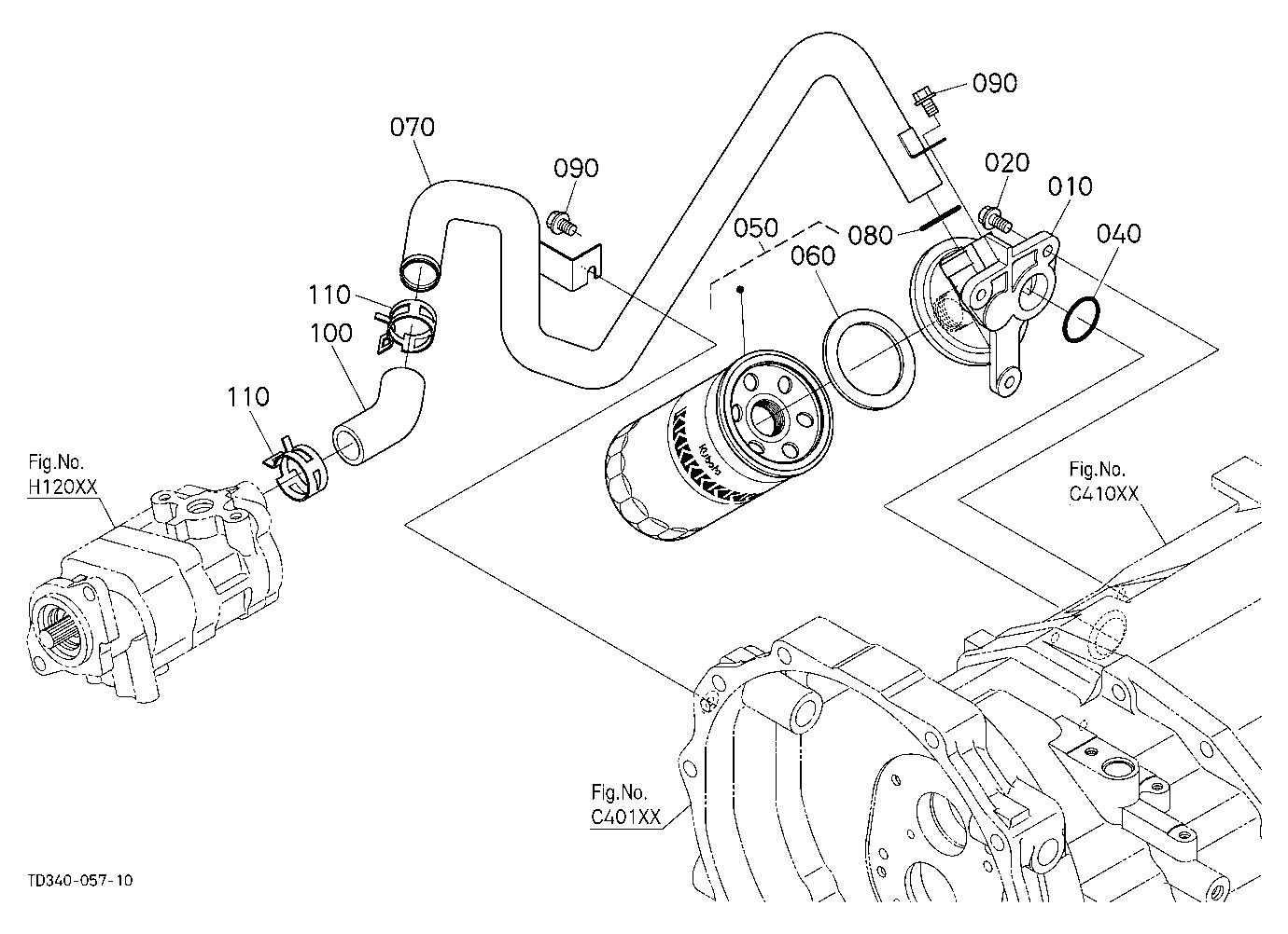 Hydraulic Oil Line (Inlet)