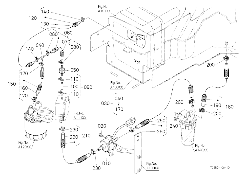 Fuel Pipe (Separator/Fuel Pump)