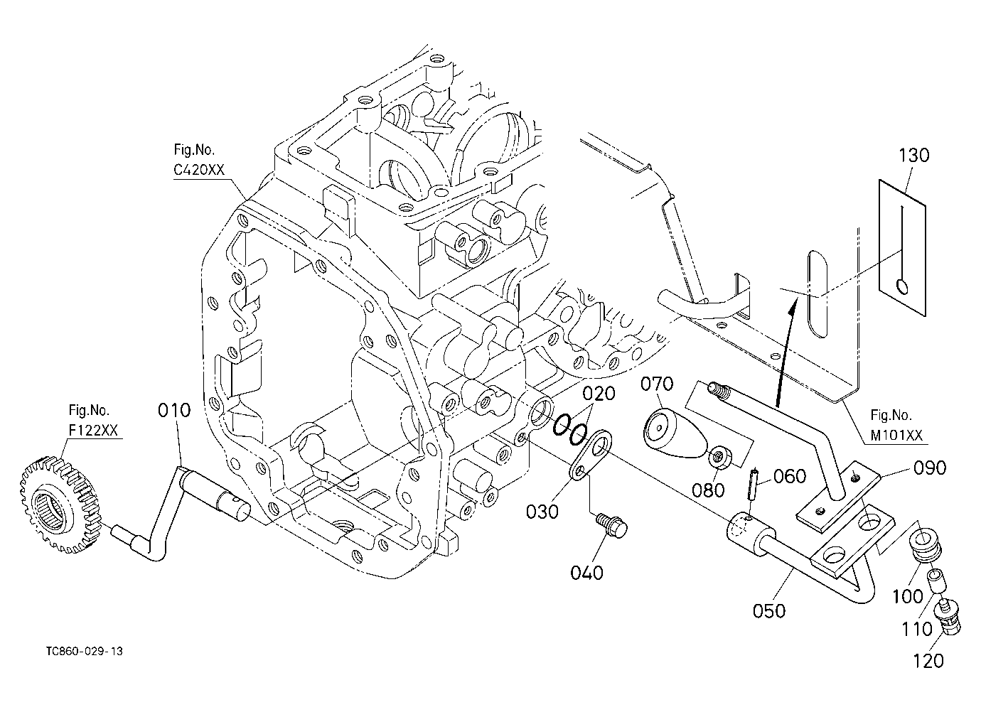 Front Wheel Drive Lever