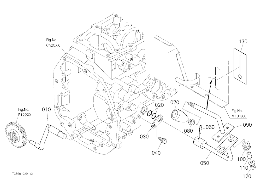 Front Wheel Drive Lever