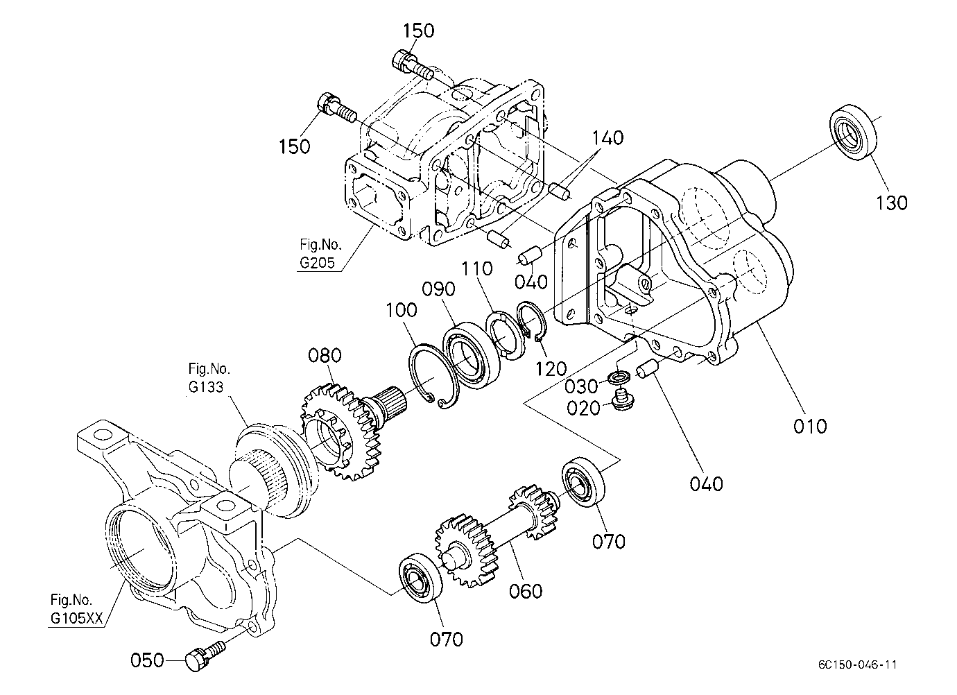 Bi-Speed Turn Gear Case [Bi-Speed Turn Type]