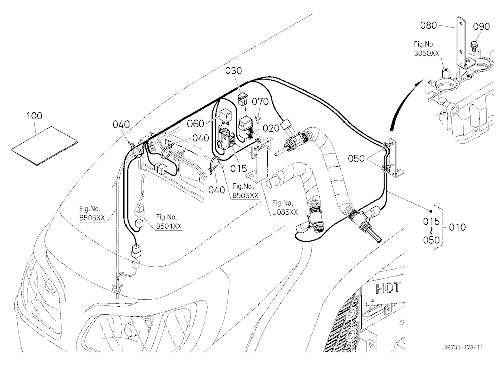 Heater Kit (Electrical Wiring) [Option]