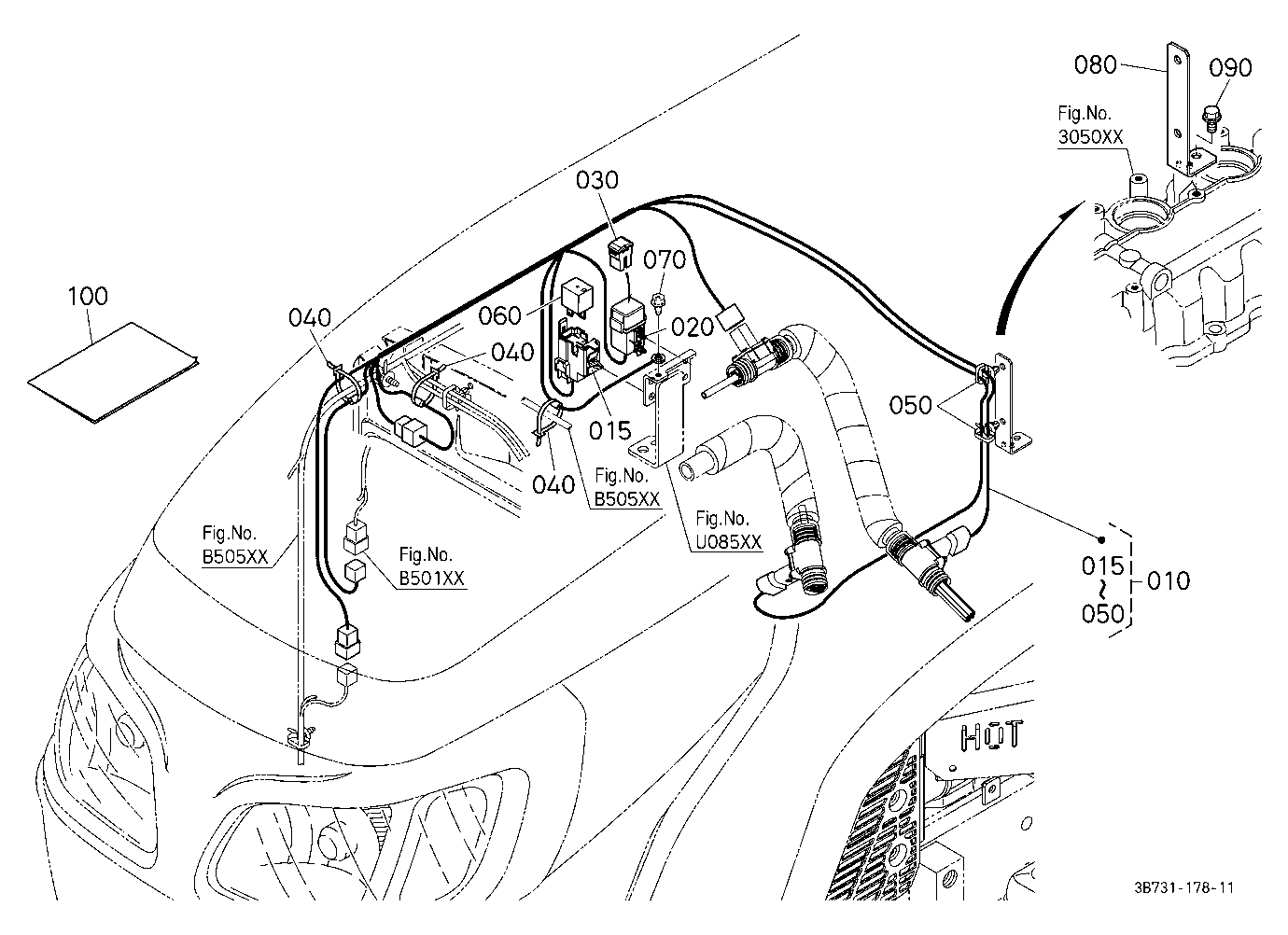 Heater Kit (Electrical Wiring) [Option]