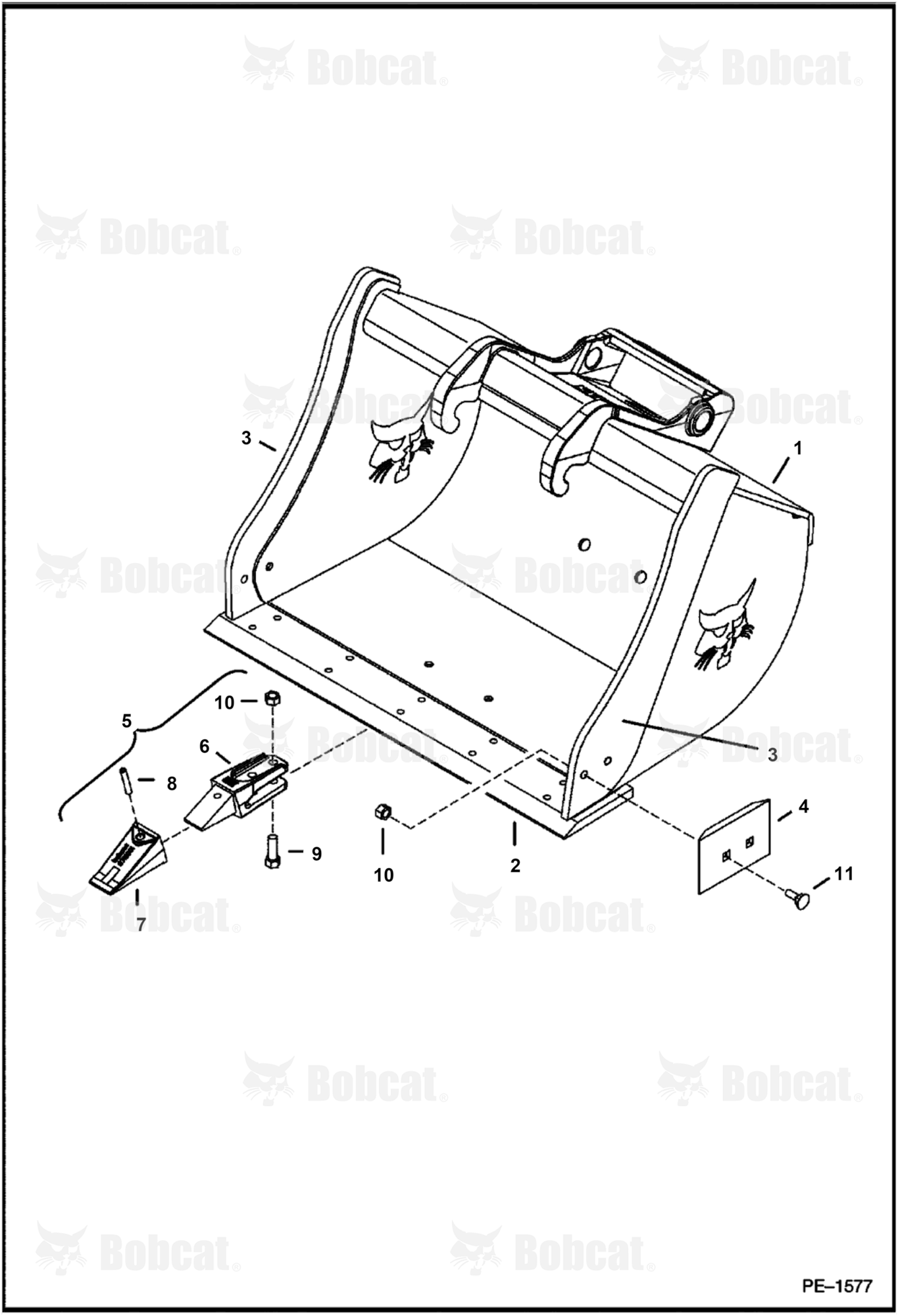 X-CHANGE Mounted Buckets (Cast X-Change Mounted)
