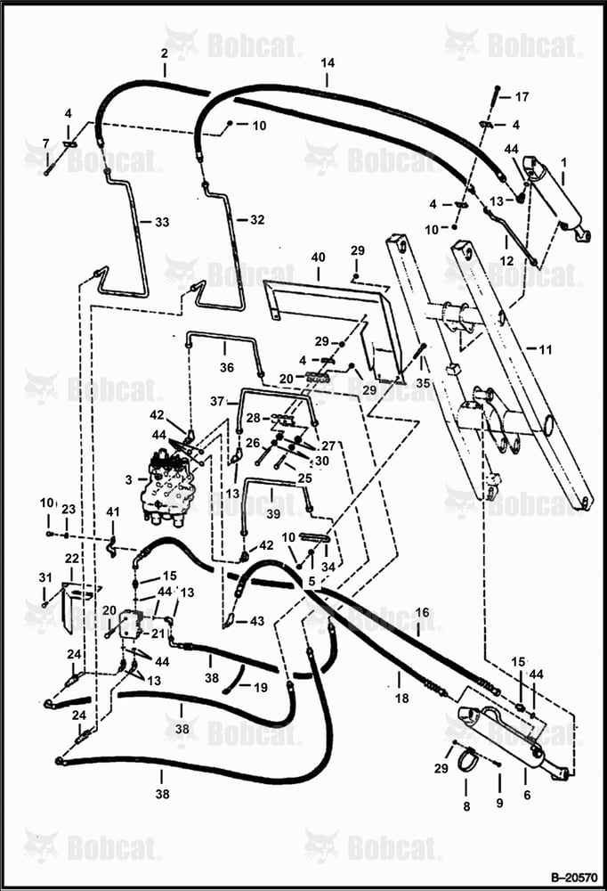 Lift Arm Hydraulics 503112027 & Above
