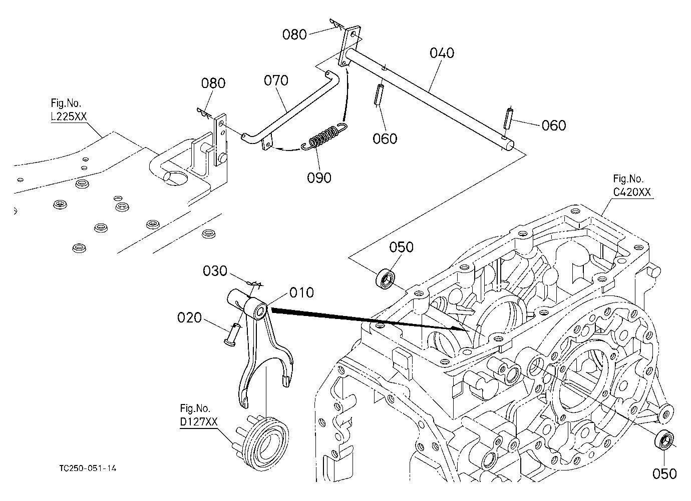 Differential Lock Shift Fork