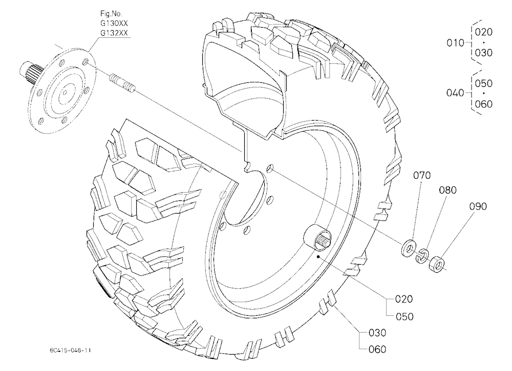 Front Wheel (23*8.50-12)