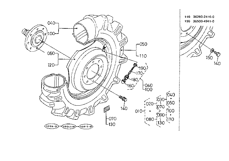 Front Wheel (9.5-18 Fl)