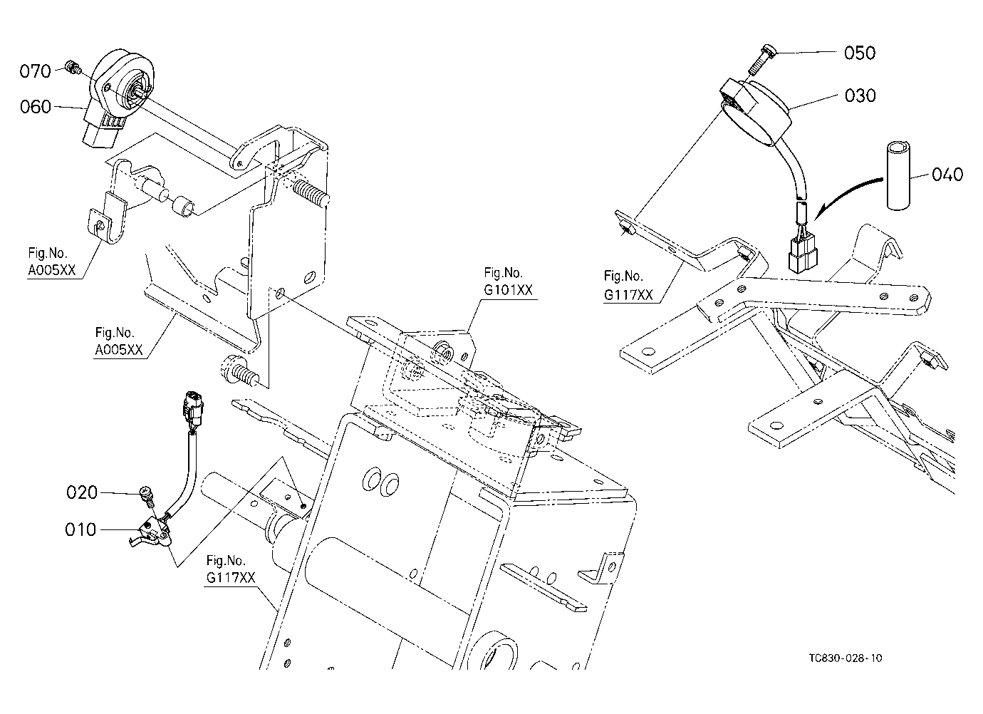 Switch/Back Buzzer/Sensor (Front)