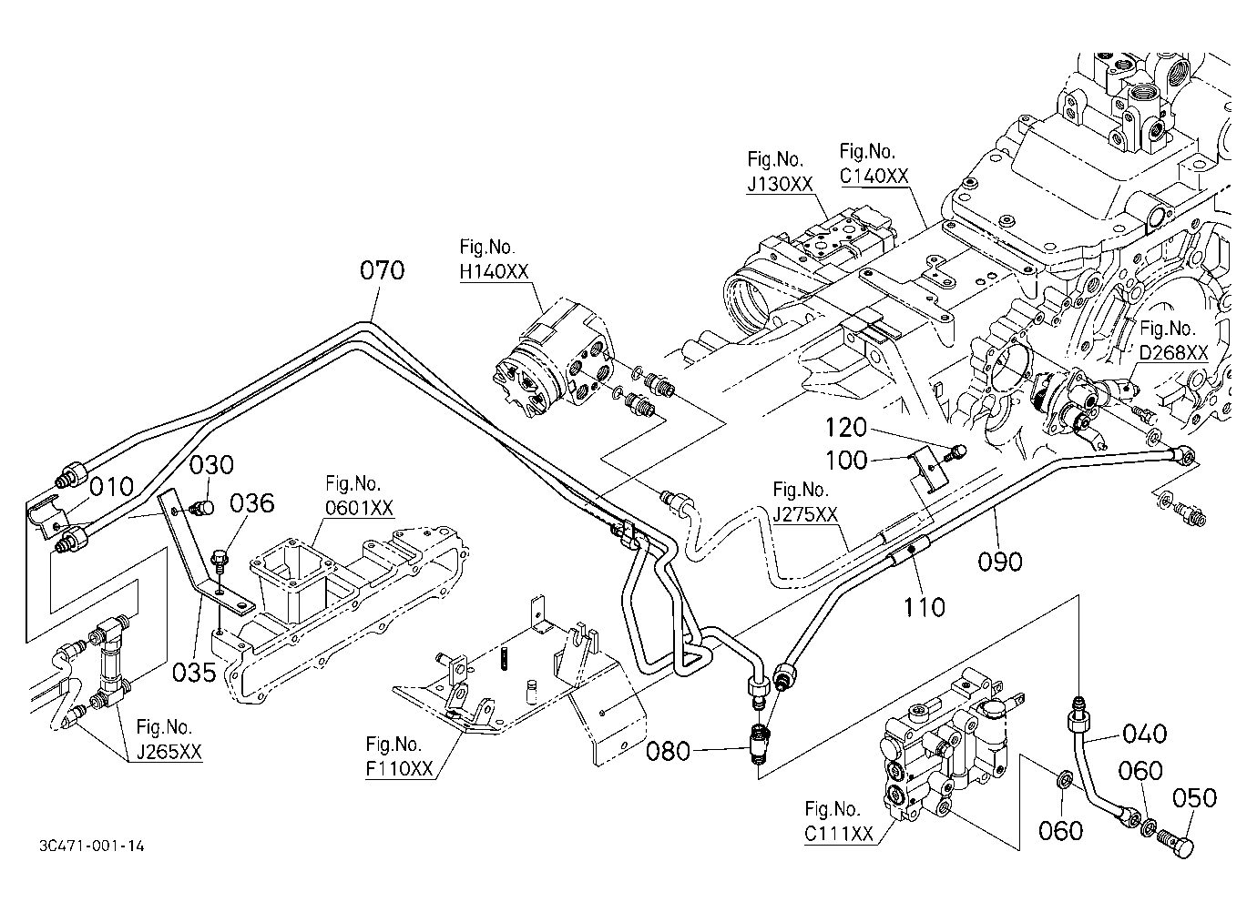 Hydraulic Oil Line (Shuttle/Pto/Controller)