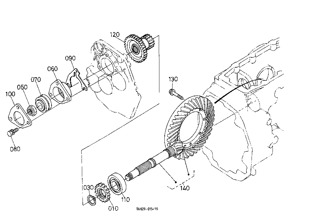Spiral Bevel Pinion [Except Hst Type] [W/O Creep]