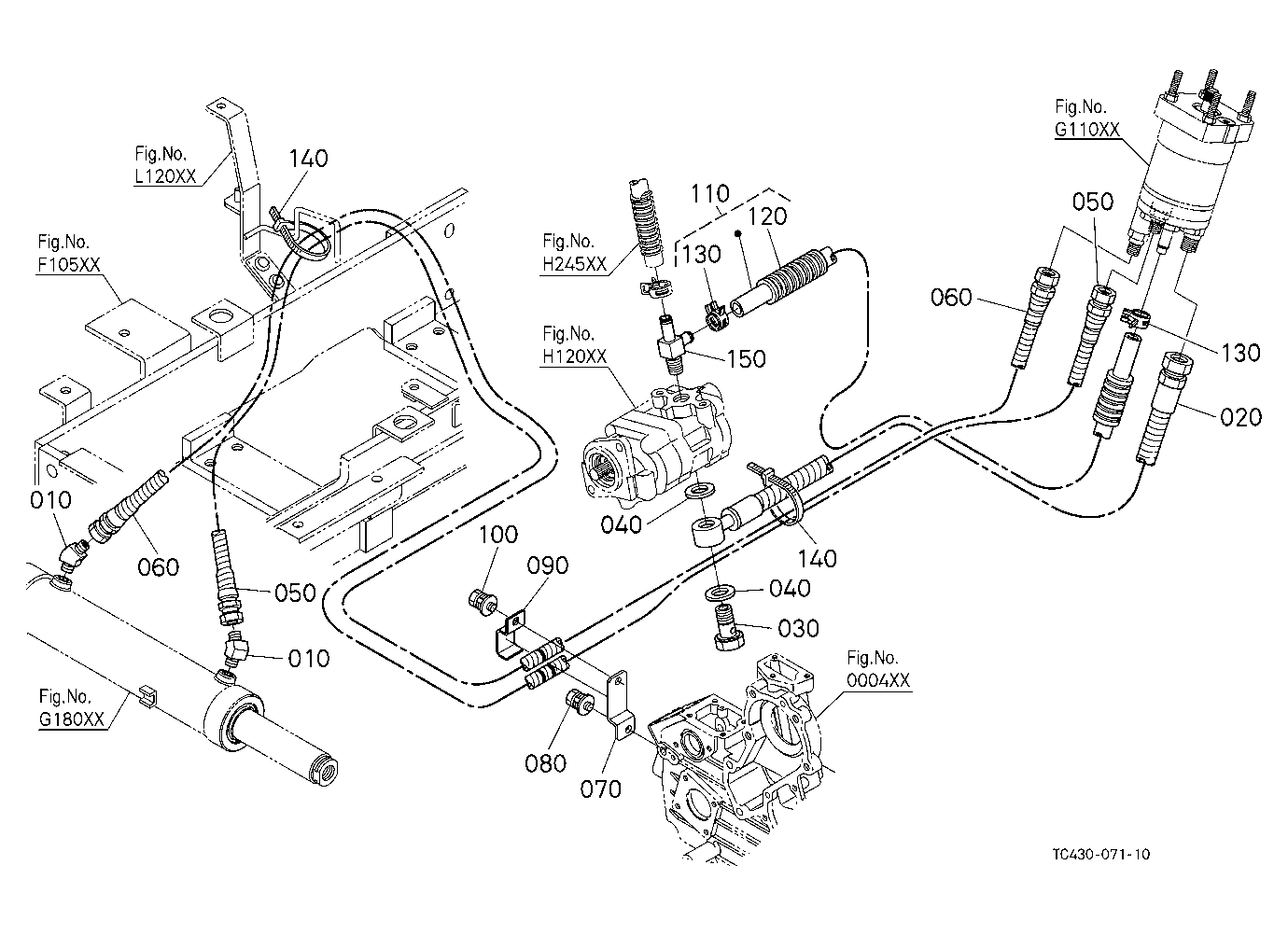 Hydraulic Oil Line (Ps)