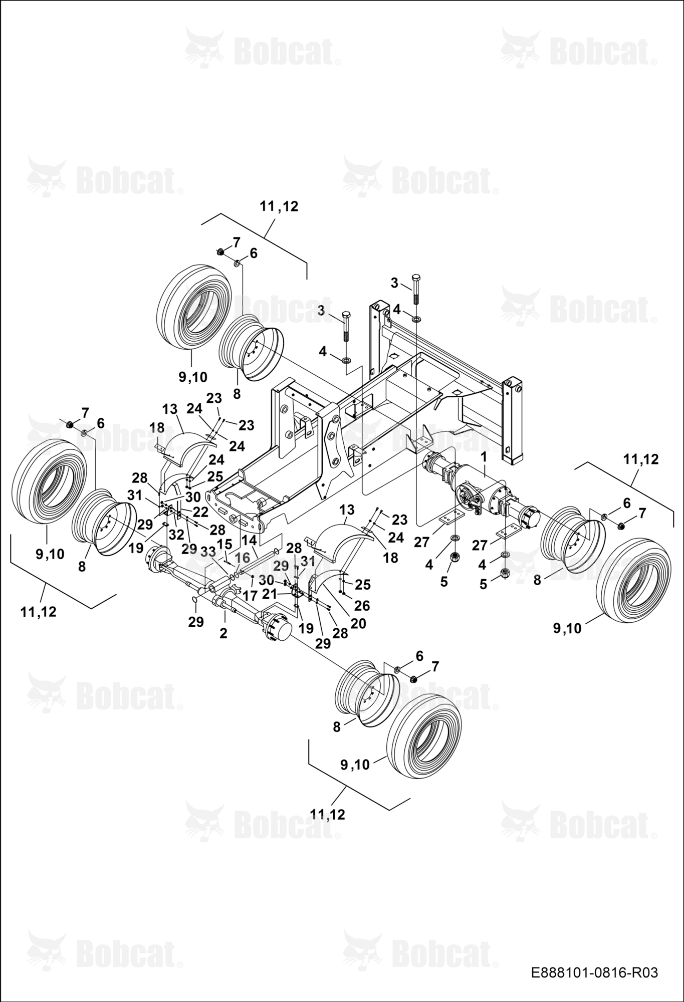 Tyre and Axle Connections
