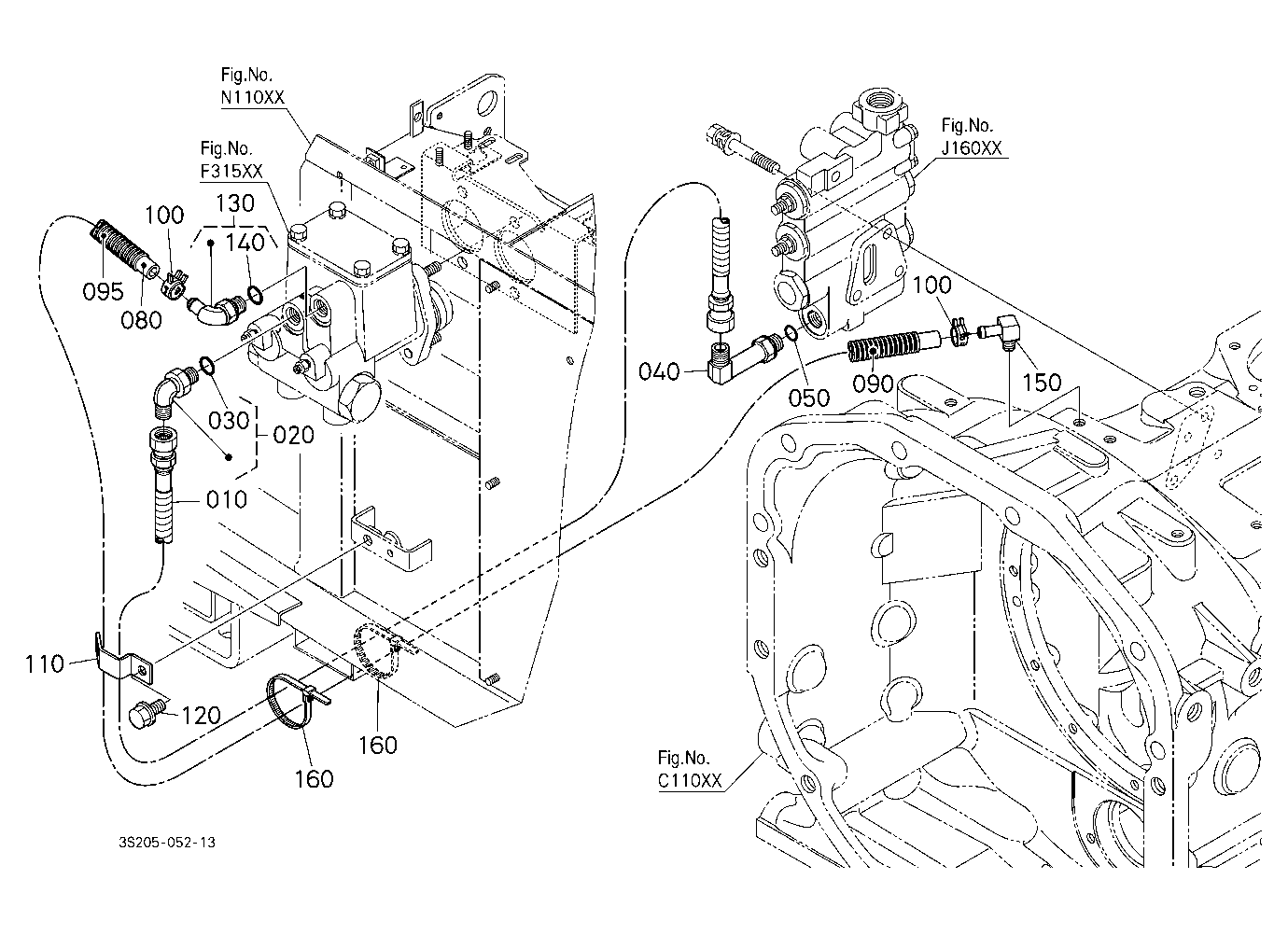 Brake Master Cylinder Pipe