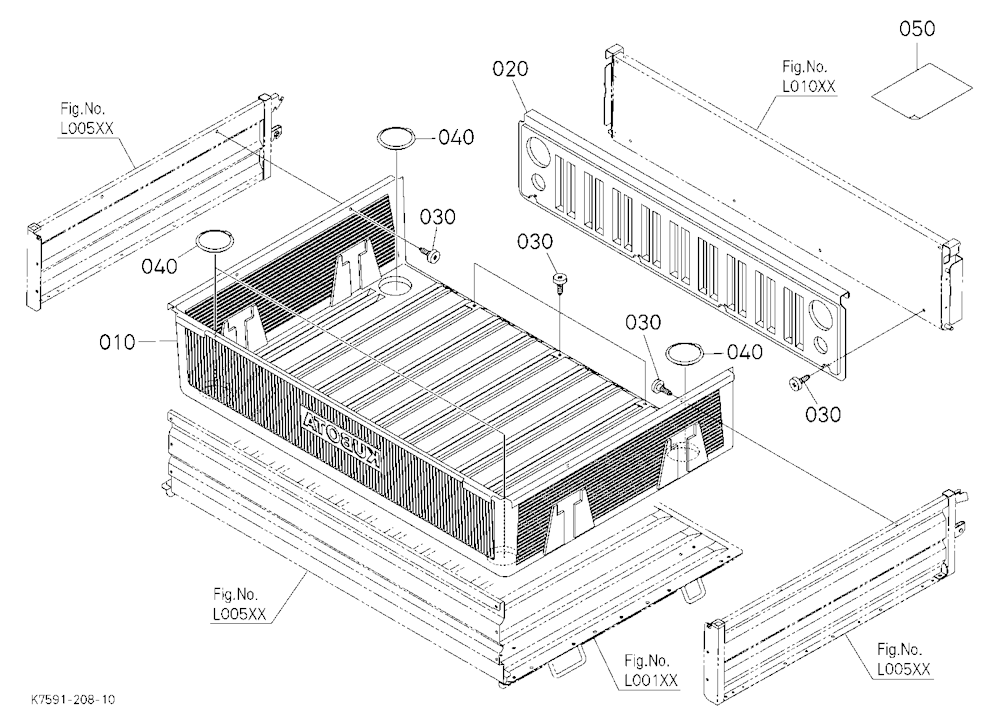 Bed Liner Kit(W/G No.V5229) [Option]