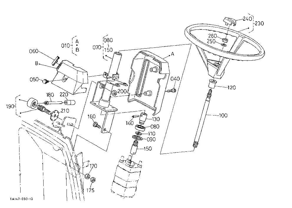 Steering Handle [Gst Type] [Cab Type]