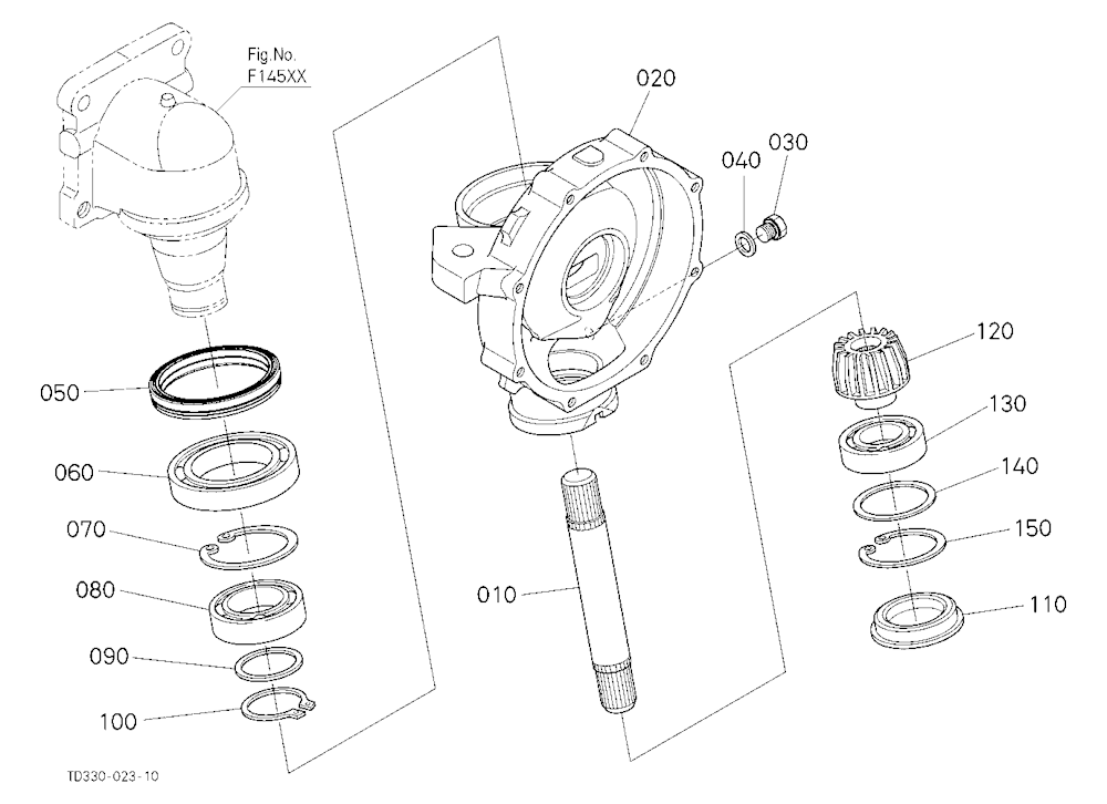 Front Axle Case Lh