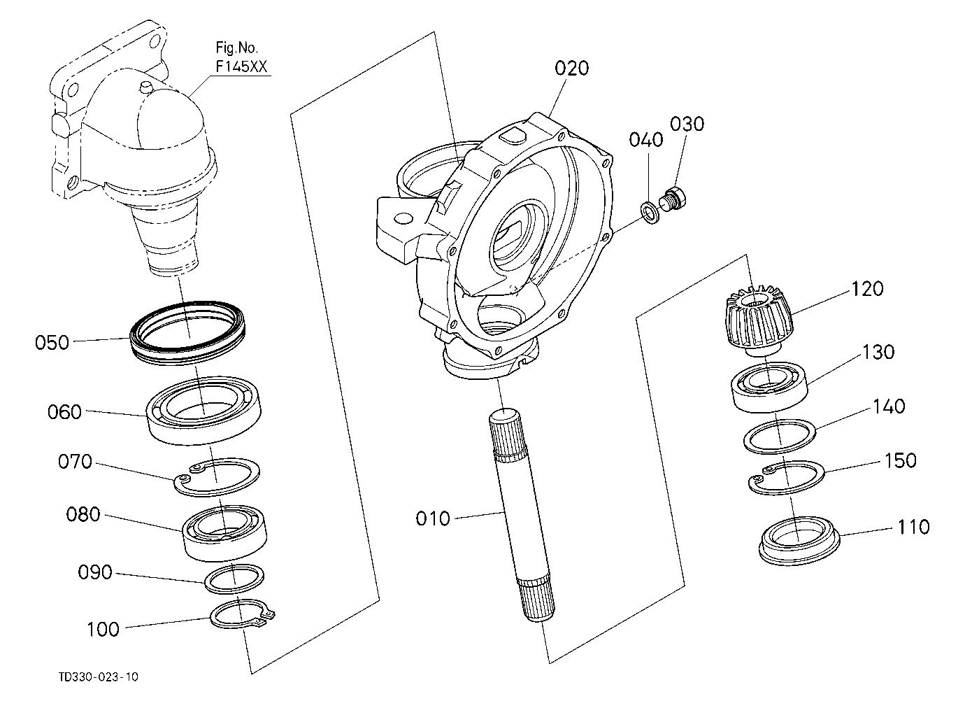 Front Axle Case Lh