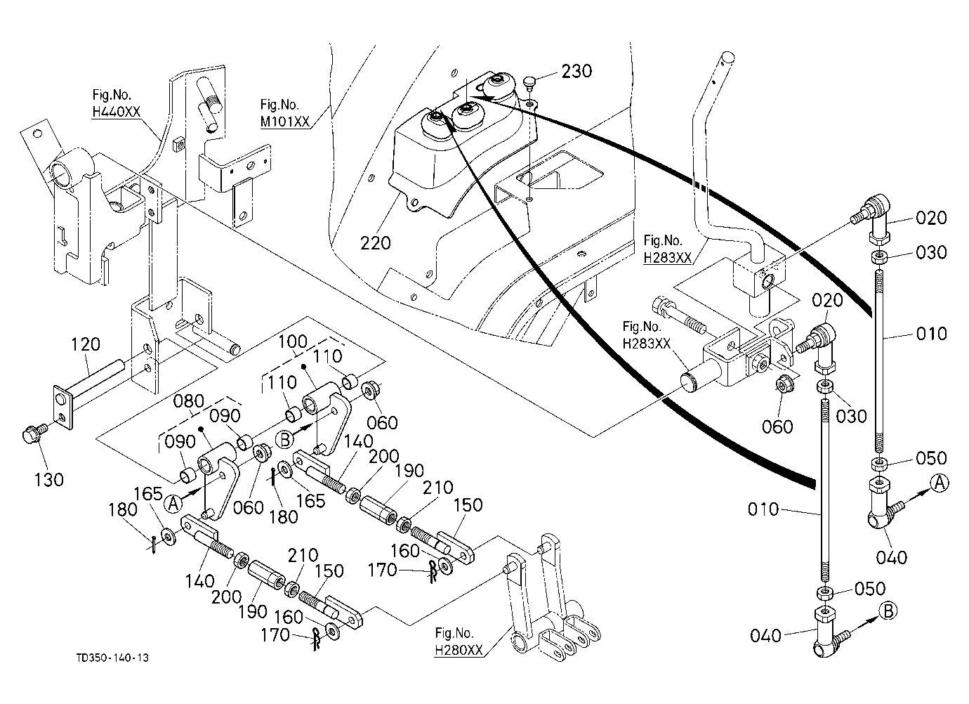 Loader Valve Lever Link