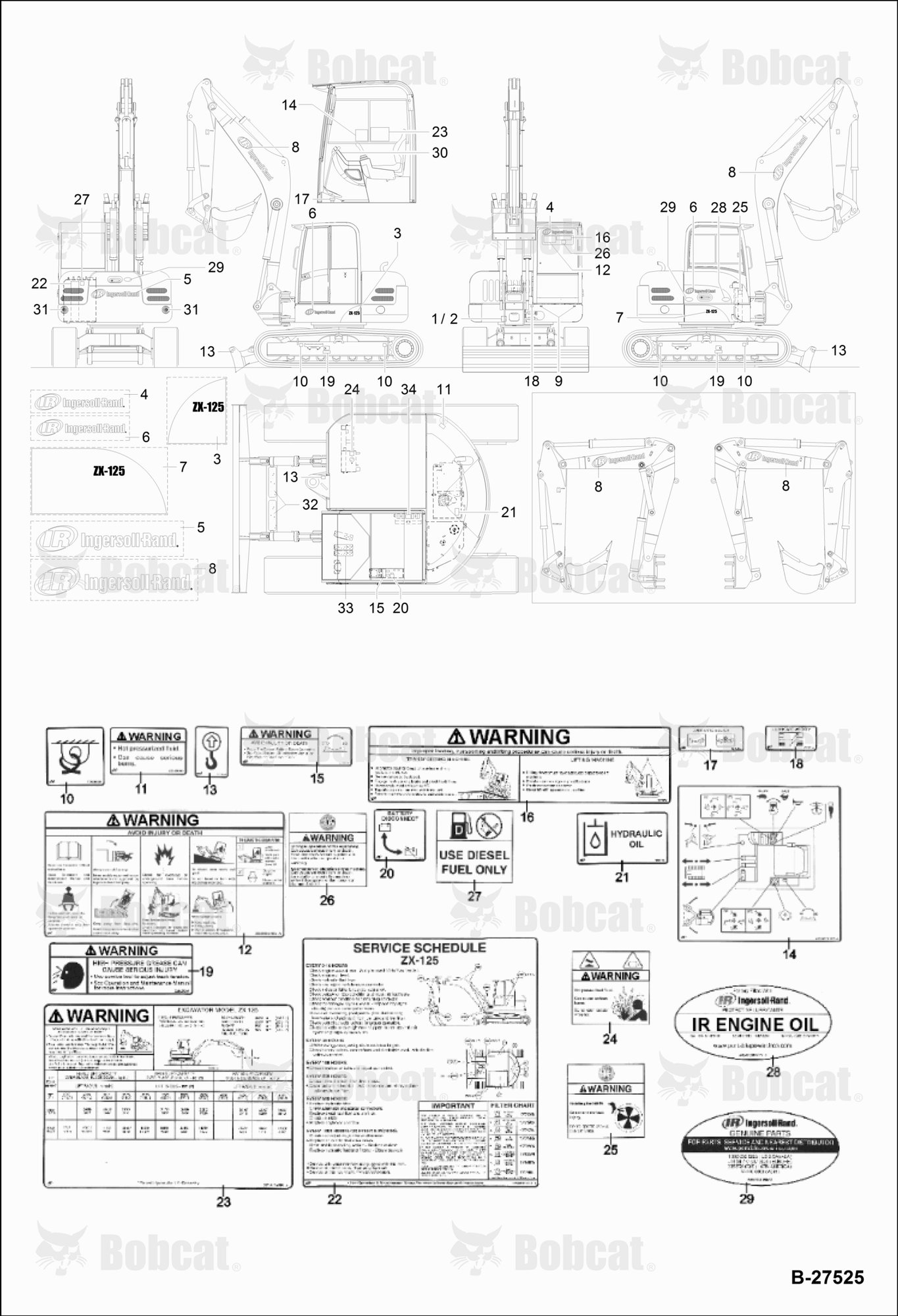 Stickers - INGERSOLL-RAND