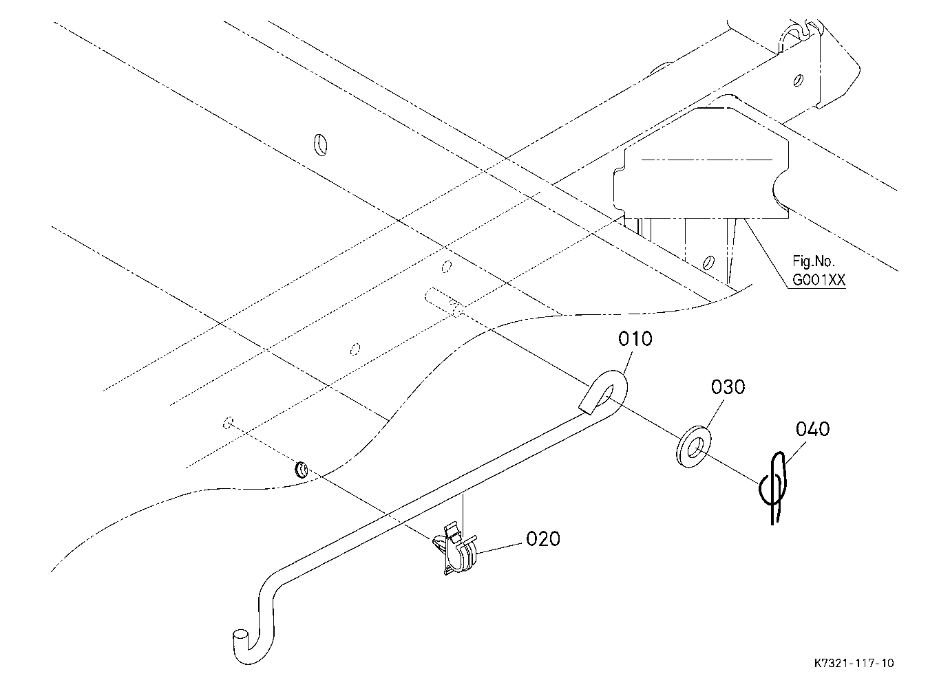 Luggage Carrier Rod
