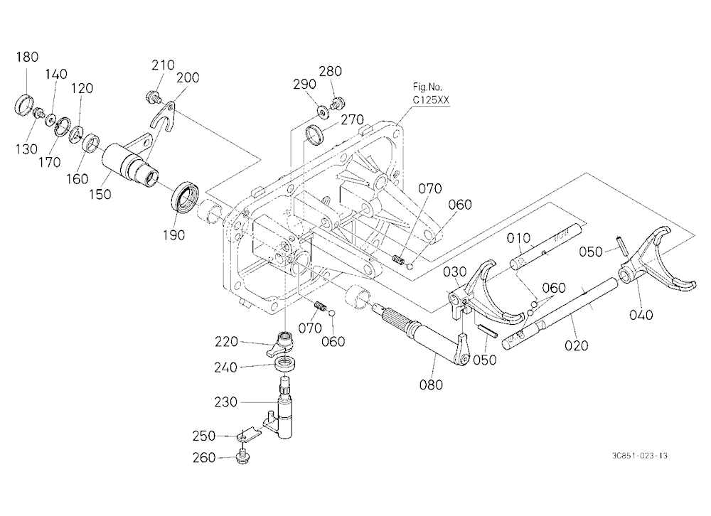 Main Gear Shift Fork