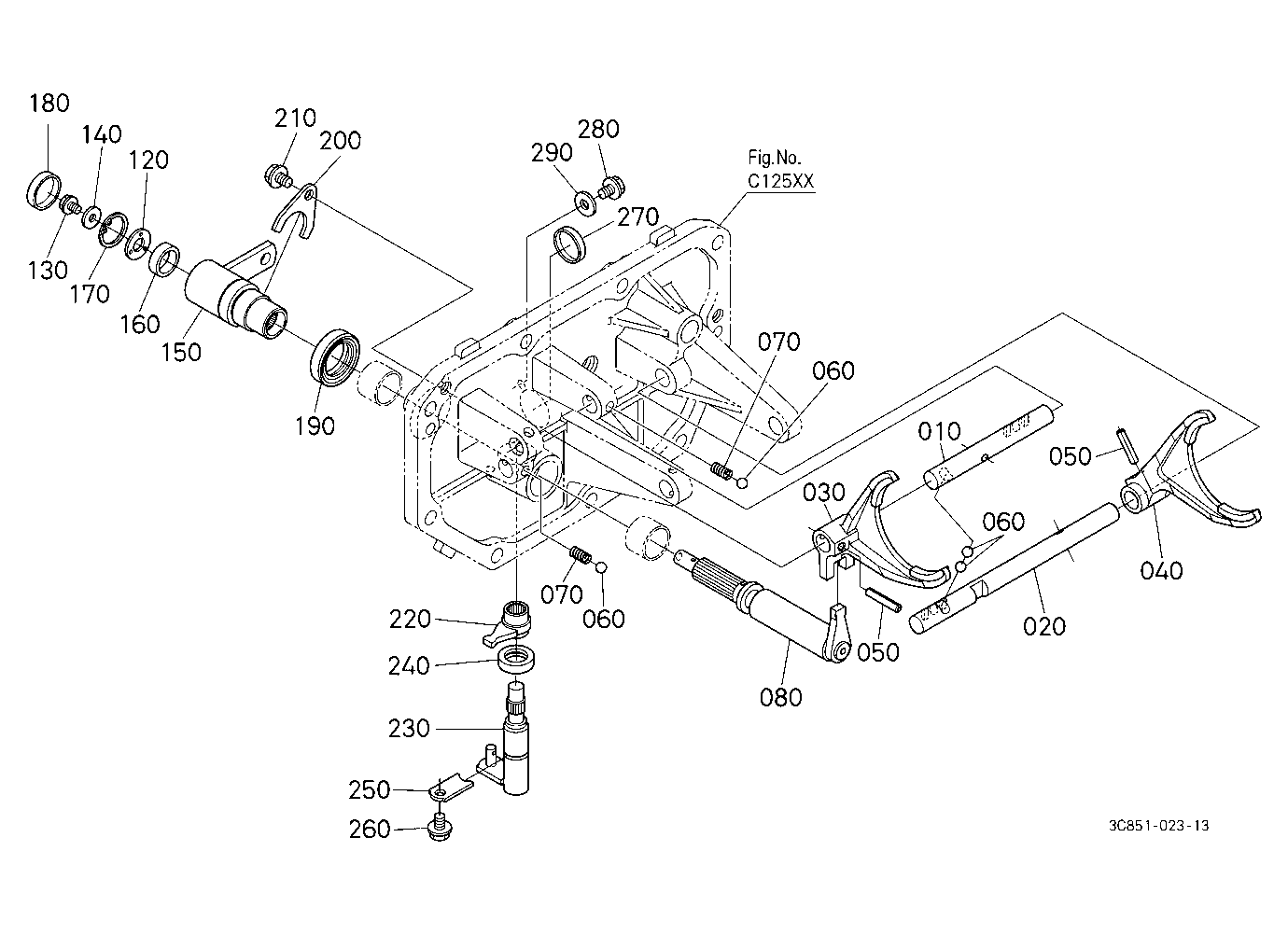 Main Gear Shift Fork