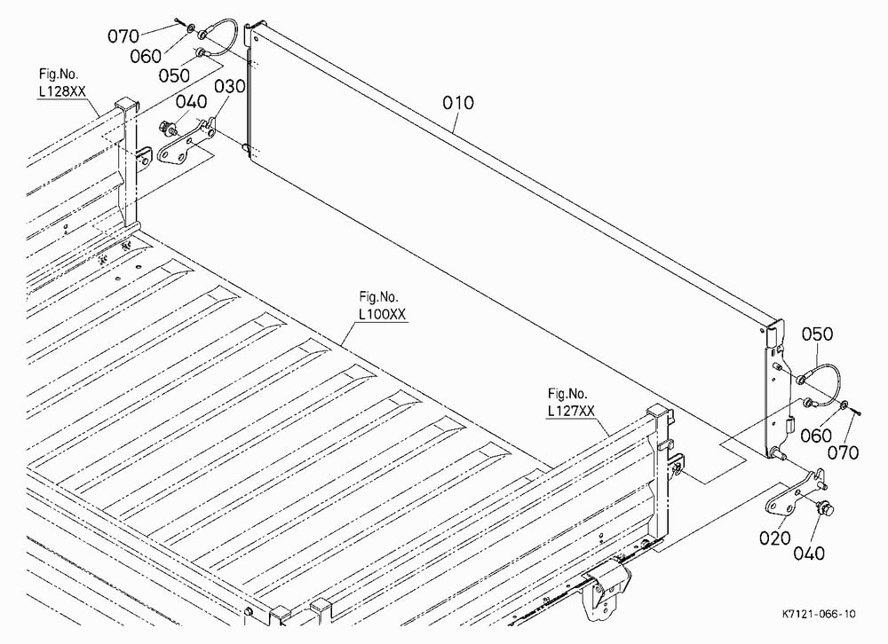 BOX GATE (REAR) [BED LINER] [FSG]