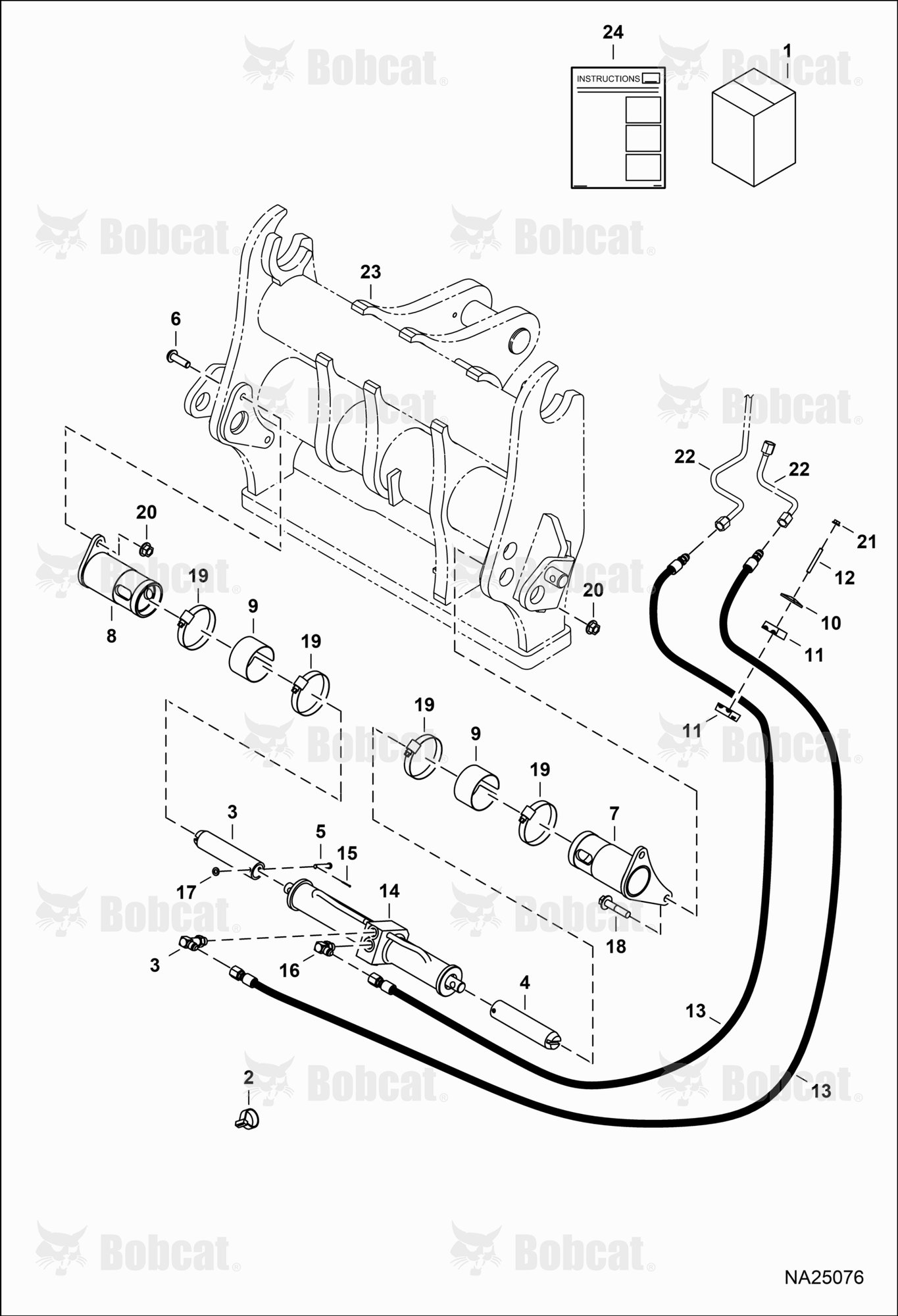 Power Attachment Lock Kit (Manitach)