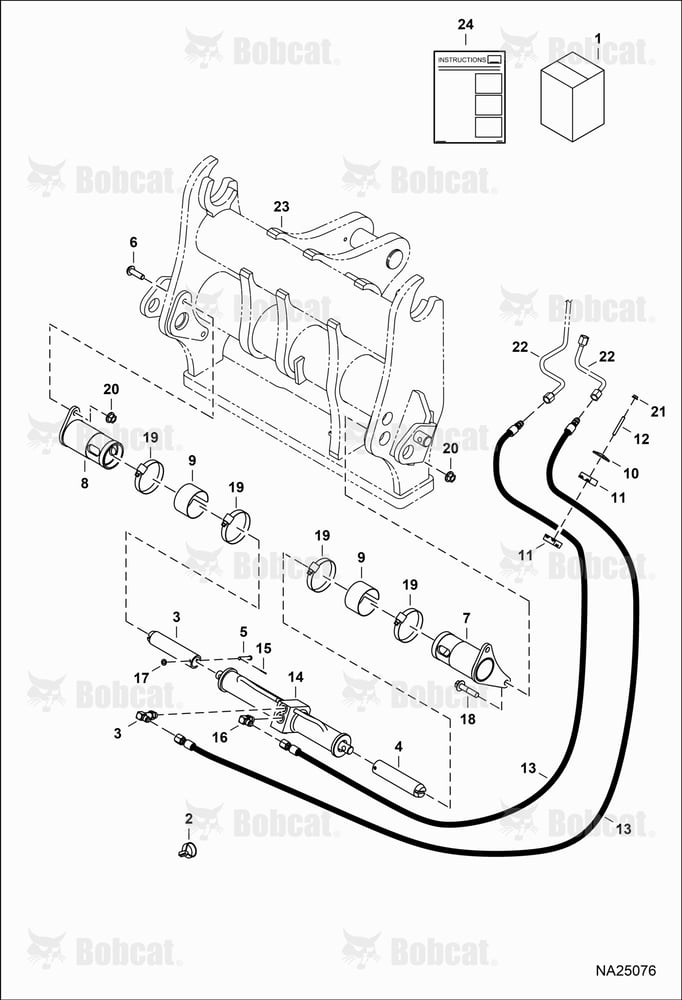 Power Attachment Lock Kit (Manitach)