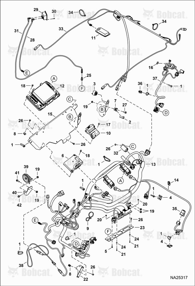 CAB Electrical Circuitry (Simplified Harness)