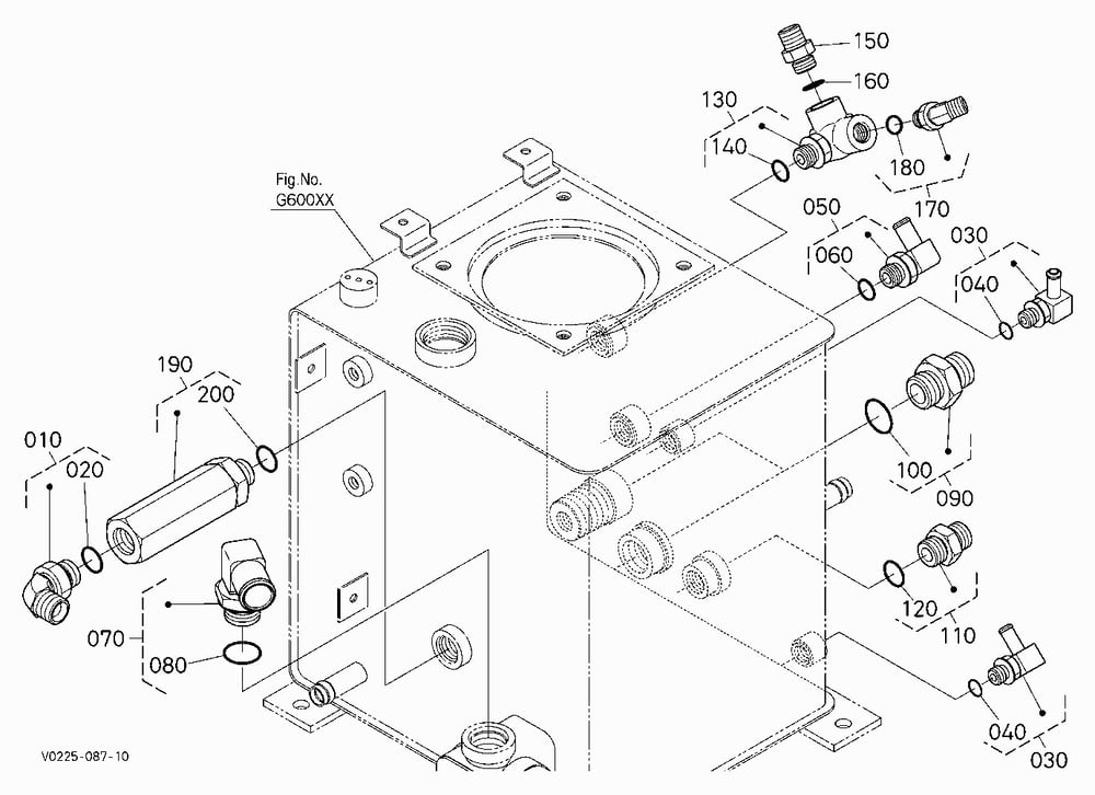 OIL TANK (JOINT) [HYDRAULIC HITCH] [HIGH FLOW] [SH