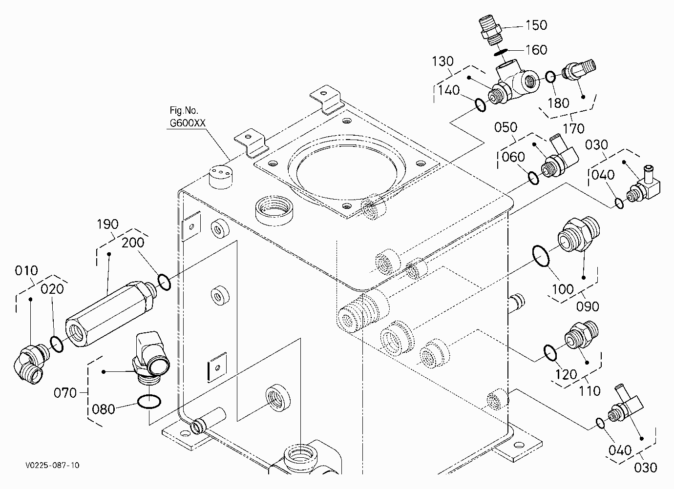 OIL TANK (JOINT) [HYDRAULIC HITCH] [HIGH FLOW] [SH