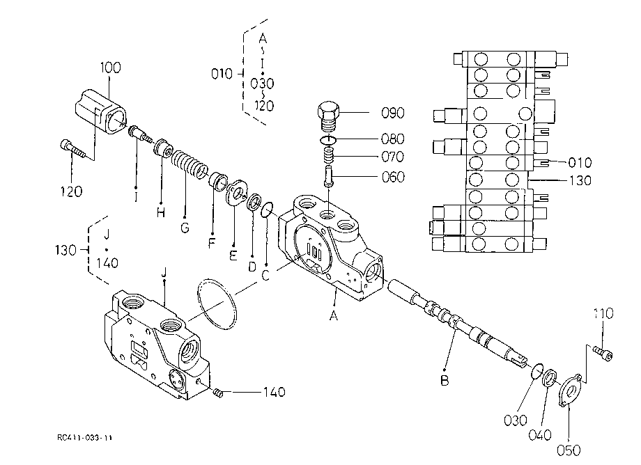 Spool Section (Travel Lh)