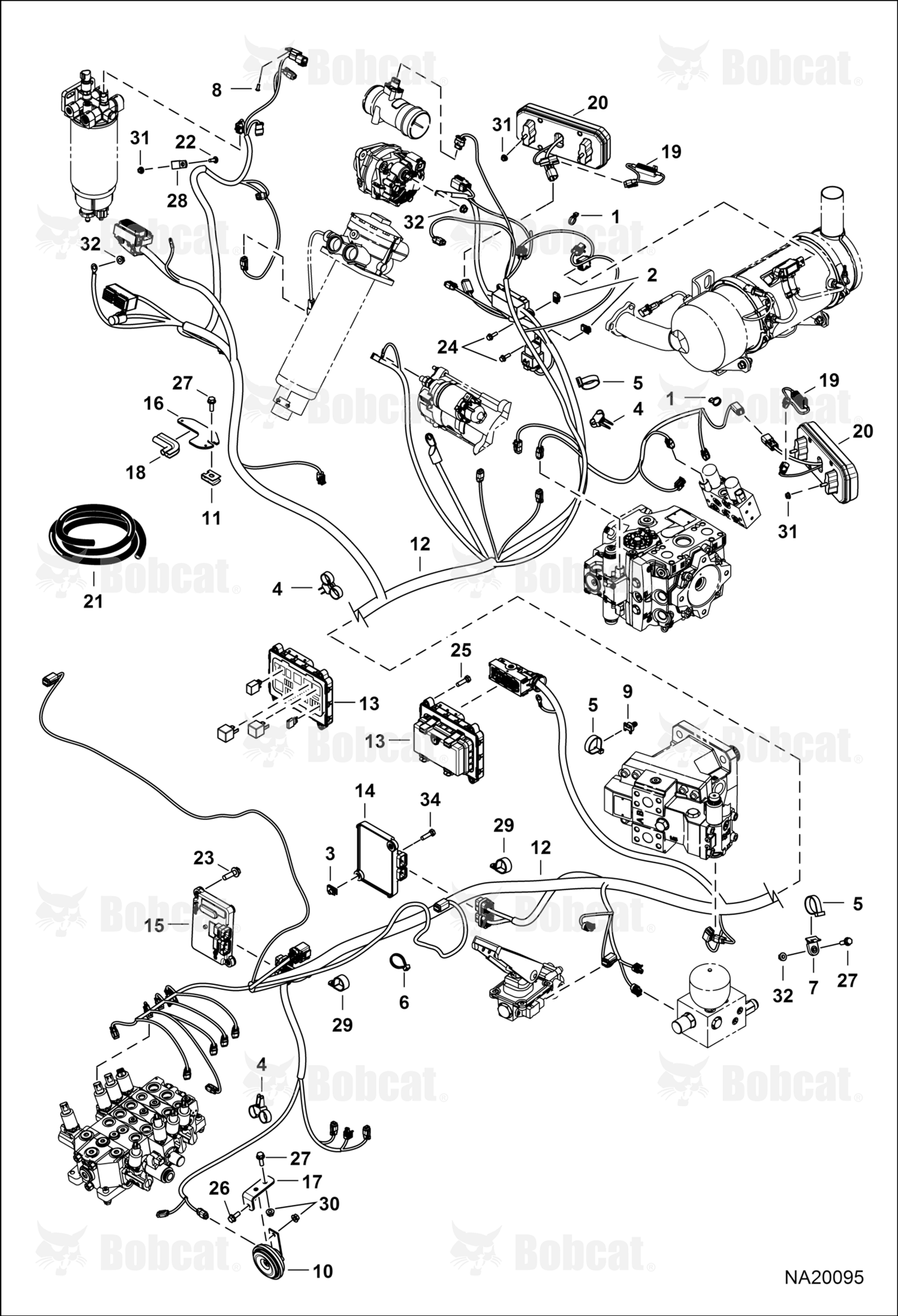 Frame Electrical Circuitry  B53A11001 - B53A12000