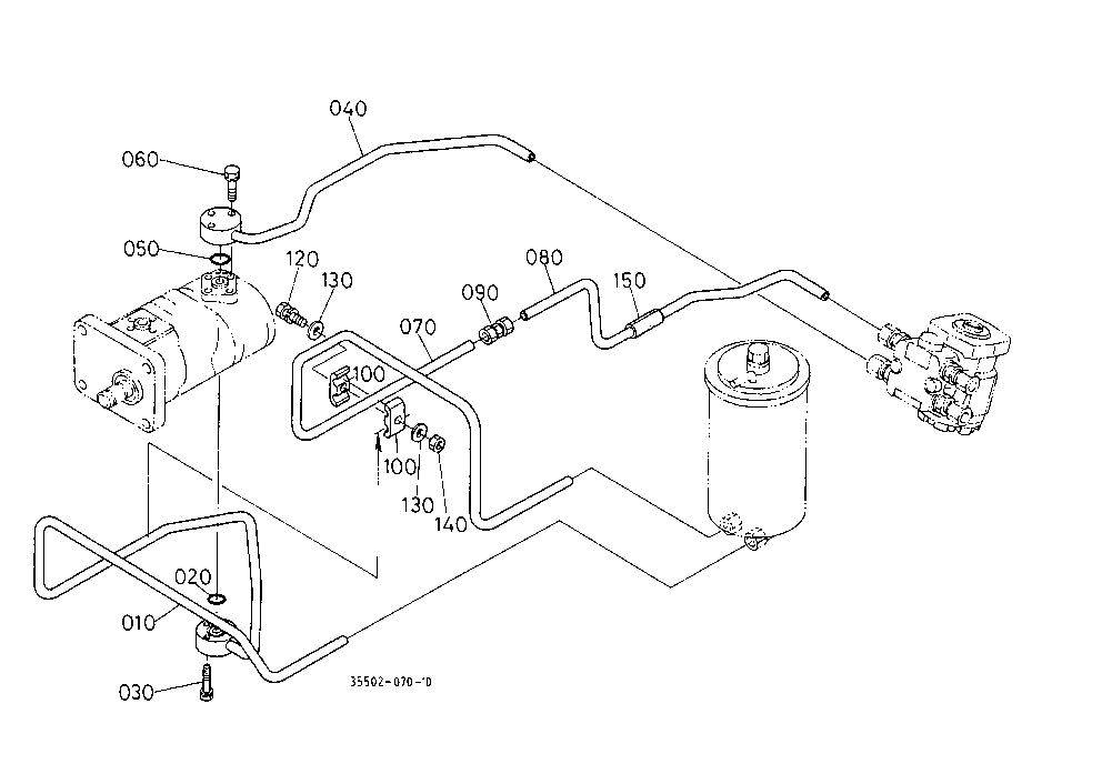 Power Steering Oil Pipe 2