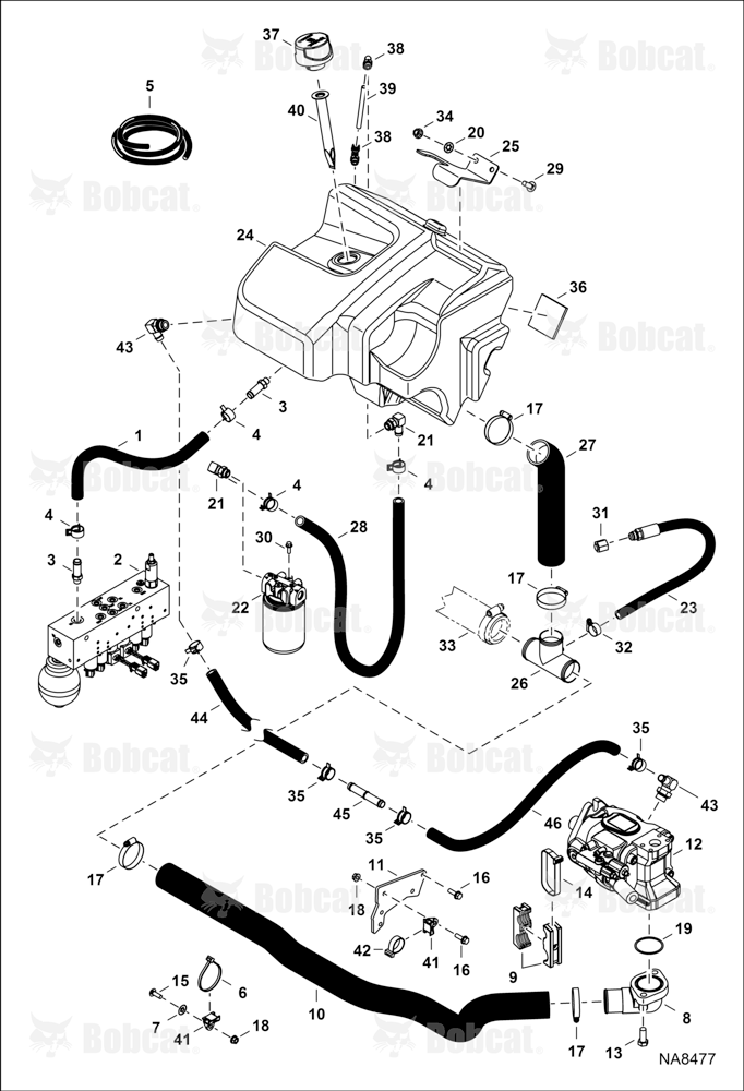 Hydraulic Circuitry (Tank & Pump)