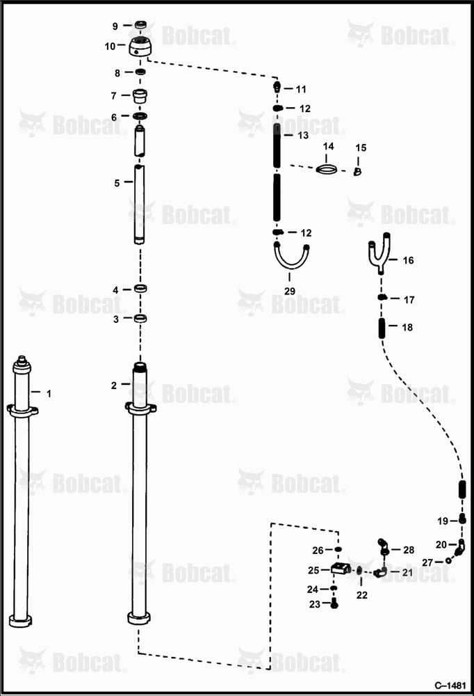 Lift Cylinder (For Vertical Mast)