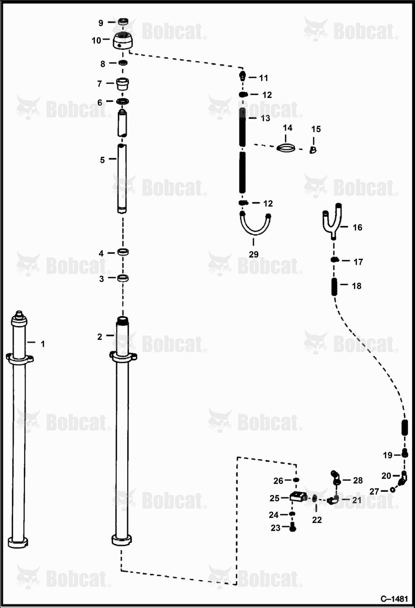 Lift Cylinder (For Vertical Mast)