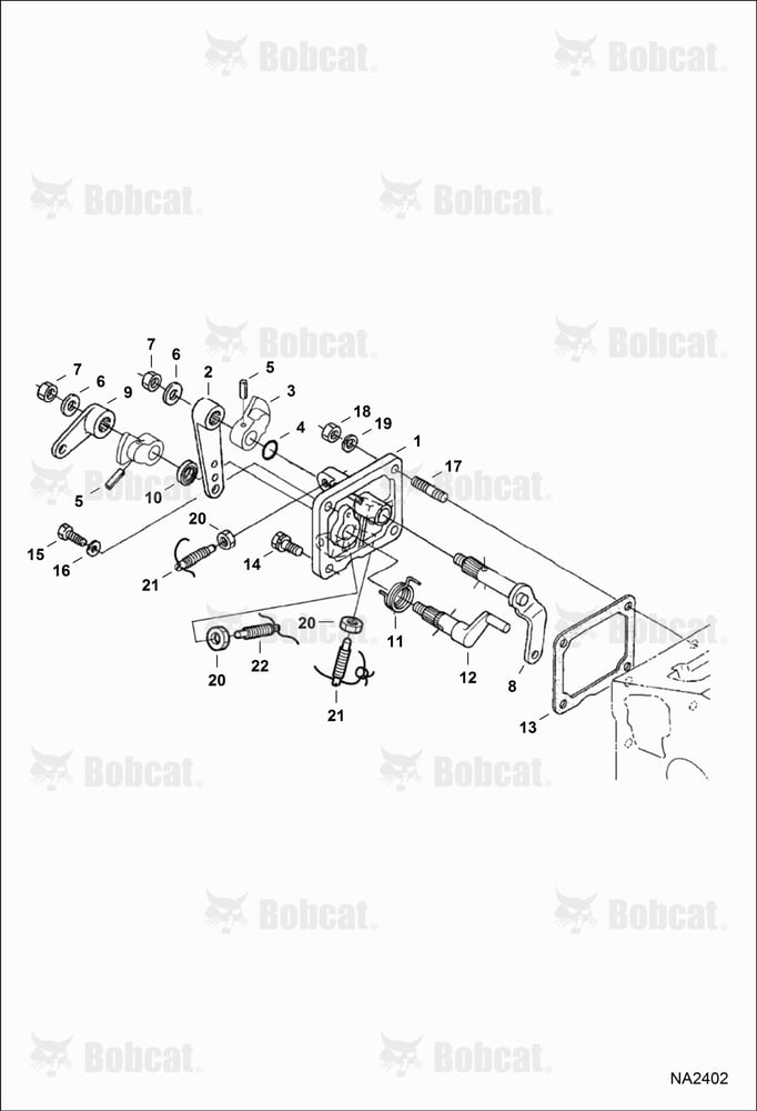 Speed Control Plate (Kubota D1105 Tier I) 520311001 & Above, 520411001 & Above