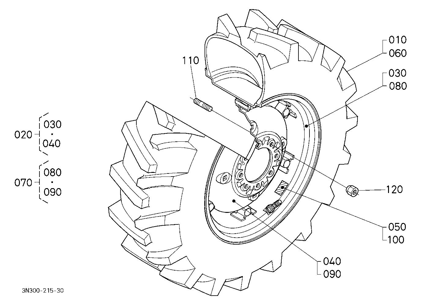 Front Wheel (12.4R24)