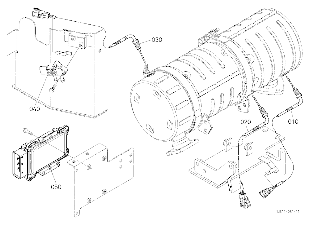 Engine Electrical Parts (Muffler/Ecu)