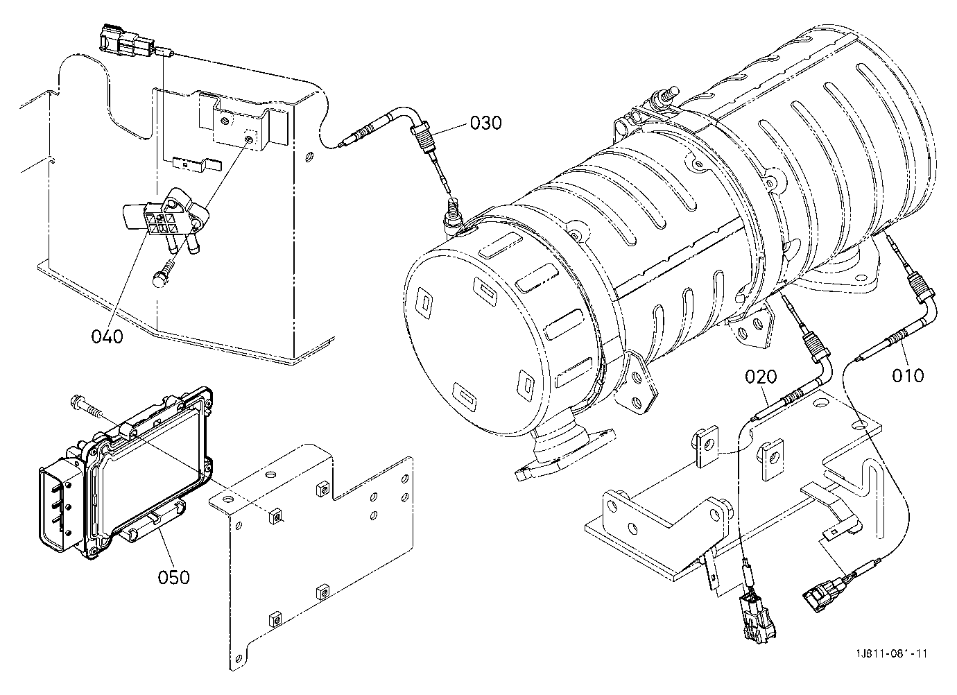 Engine Electrical Parts (Muffler/Ecu)