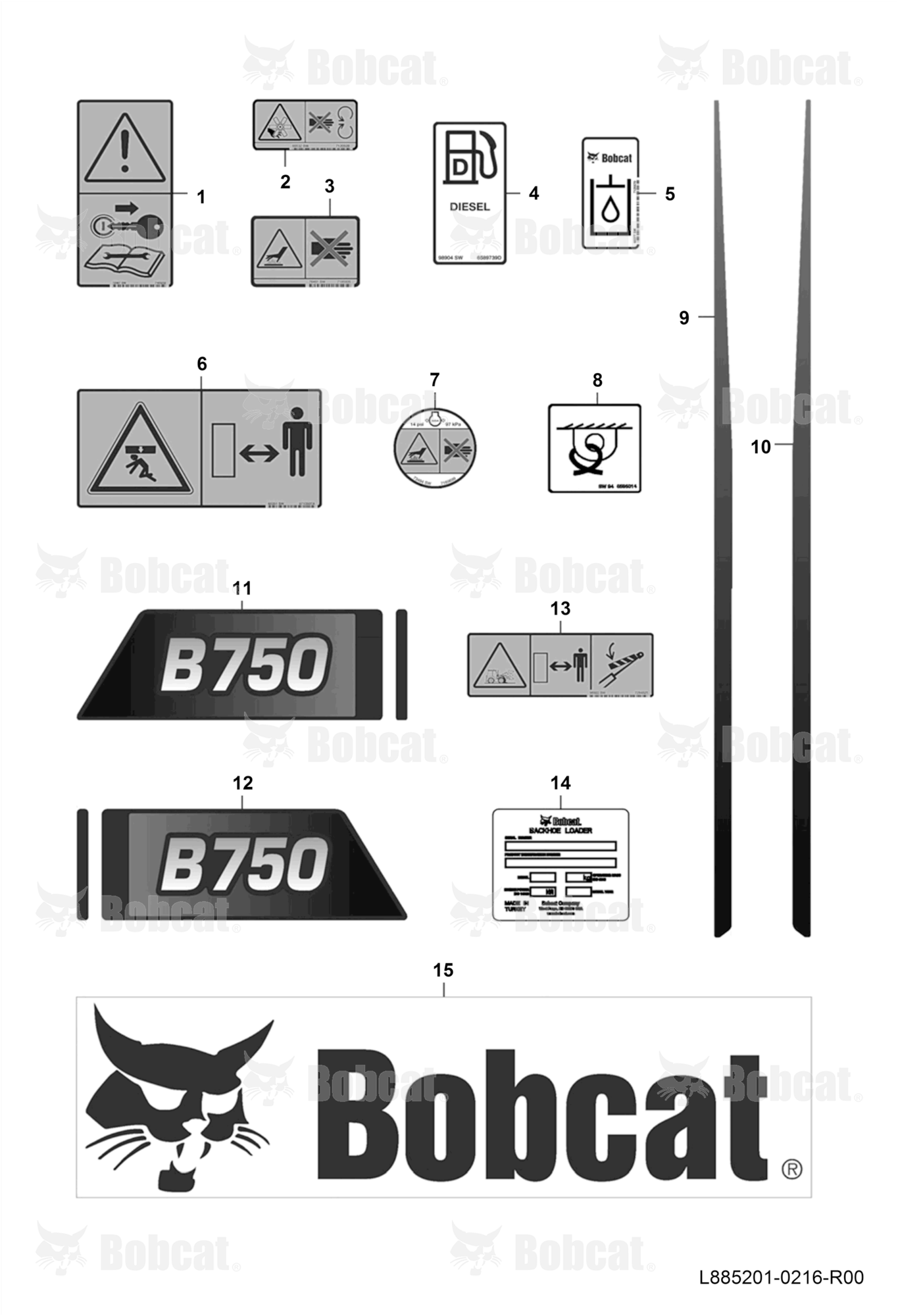 Decals (OUTSIDE)