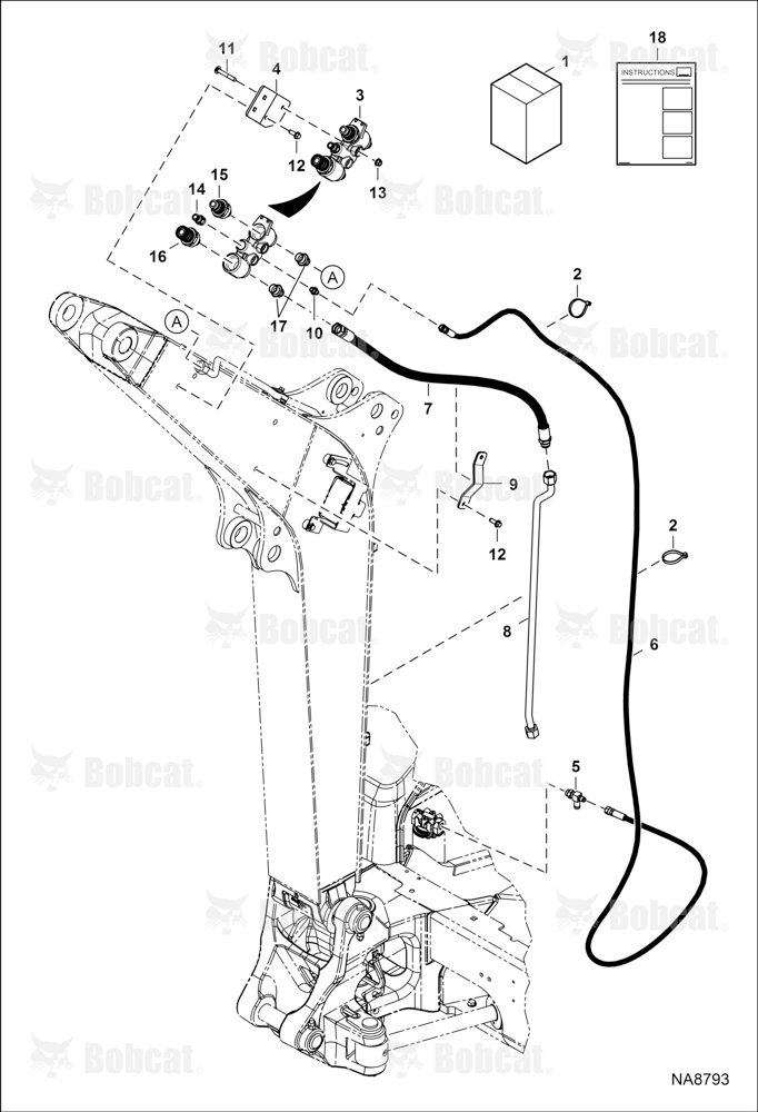 Coupler Block Kit (Fixed Arm)