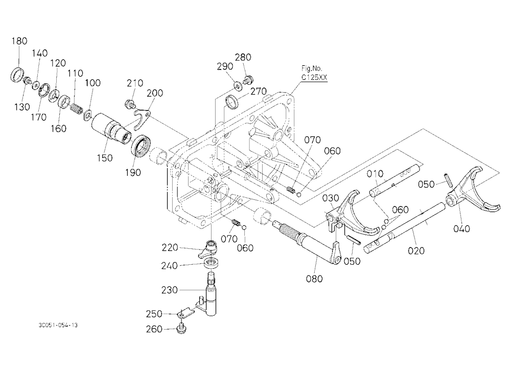 Main Gear Shift Fork