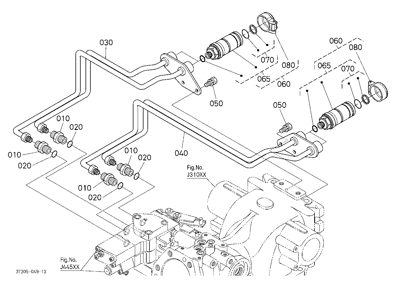 Auxiliary Control Valve Pipe [New]