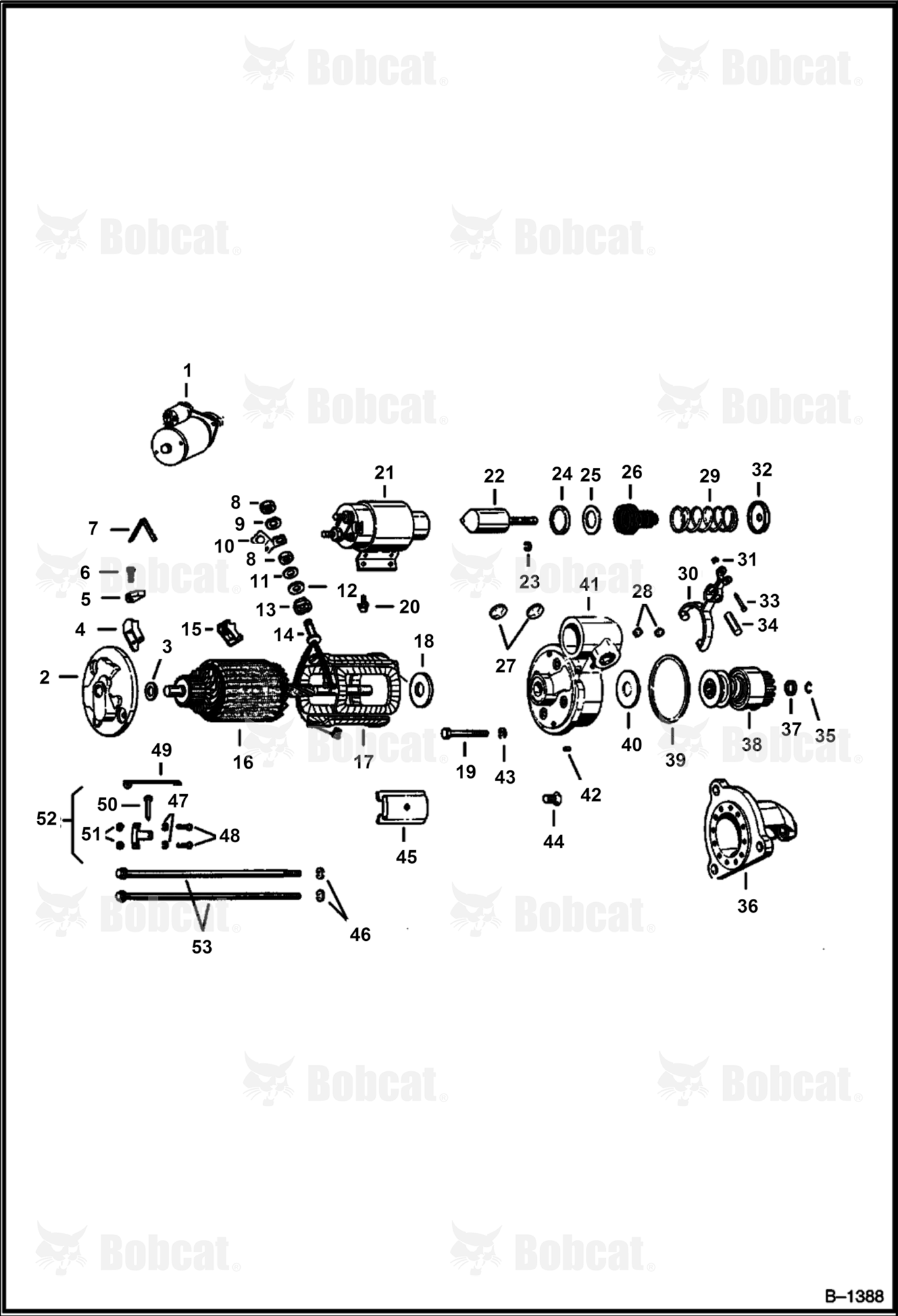 Starter (Engine S/N 10999 & Below)