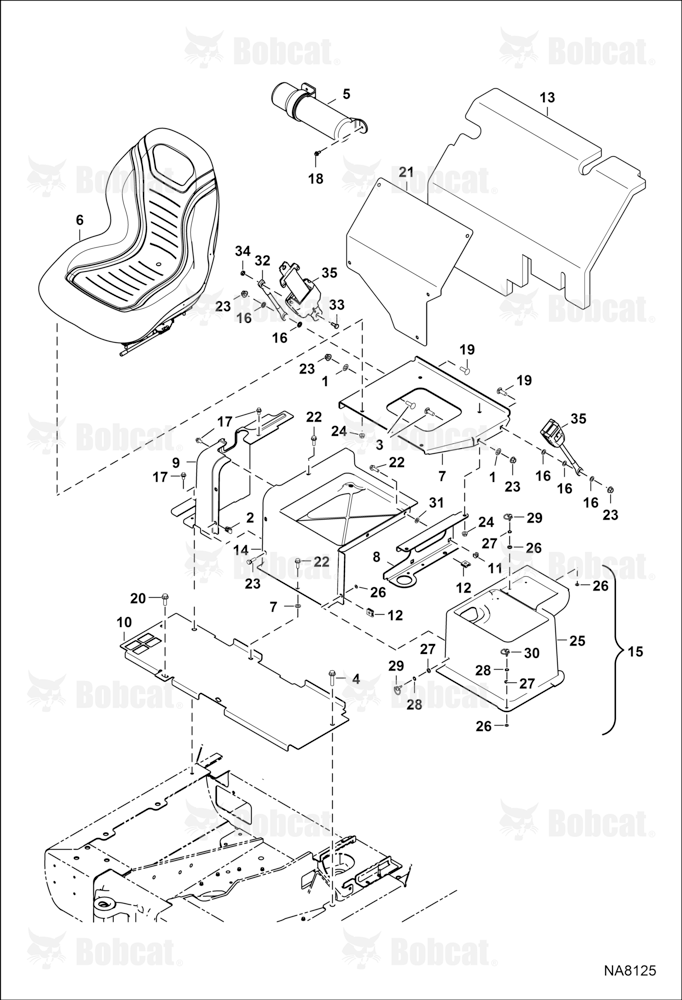 Operator Seat AHNM22488 & Above