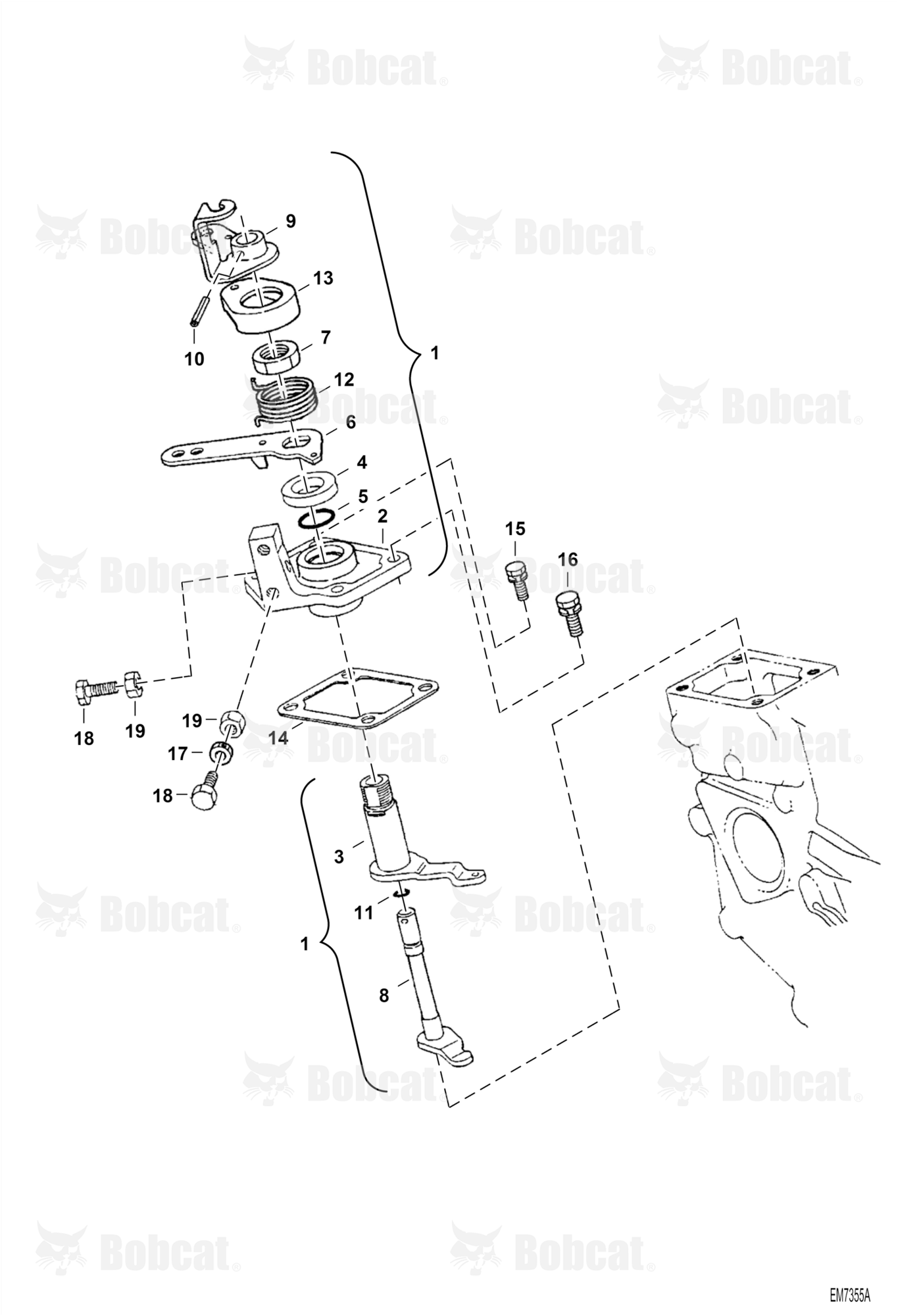 Speed Control Plate (Engine S/N 4JC0001 & Above)